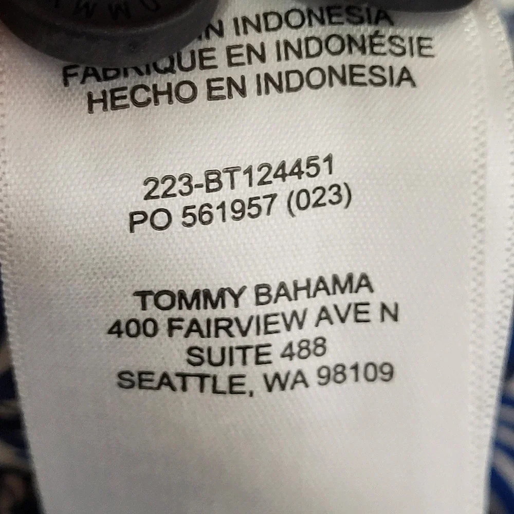 Tommy Bahama Linen Blend Pants Mens 1XLB Black Drawstring Beach Resort Trousers
